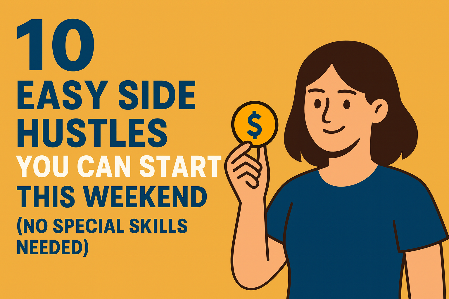 Easy side hustles to start this weekend
